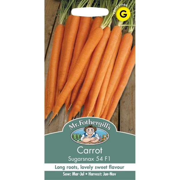Carrot Sugarsnax 54 F1 Seeds
